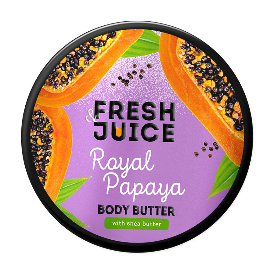 Крем-масло для тіла Fresh Juice Royal Papaya Body Butter з олією ши, 200 мл